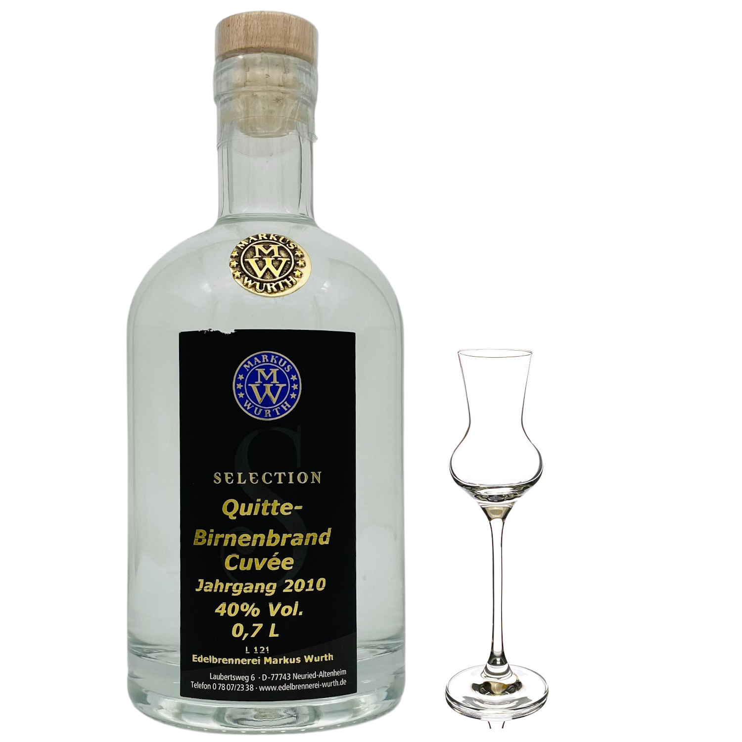 Wurth Quitte-Birne-Cuvée, 40%vol.