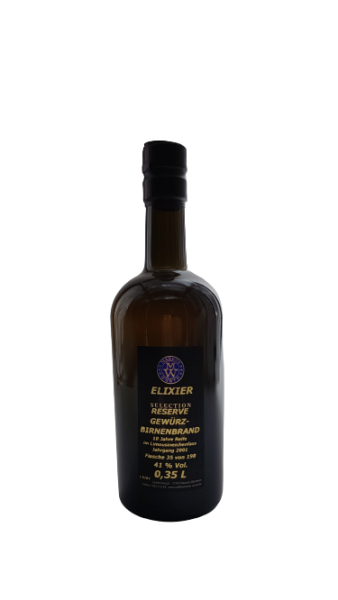 Wurth Gewürzbirnenbrand 10 Jahre Eichenfass 41%vol. 0,35l