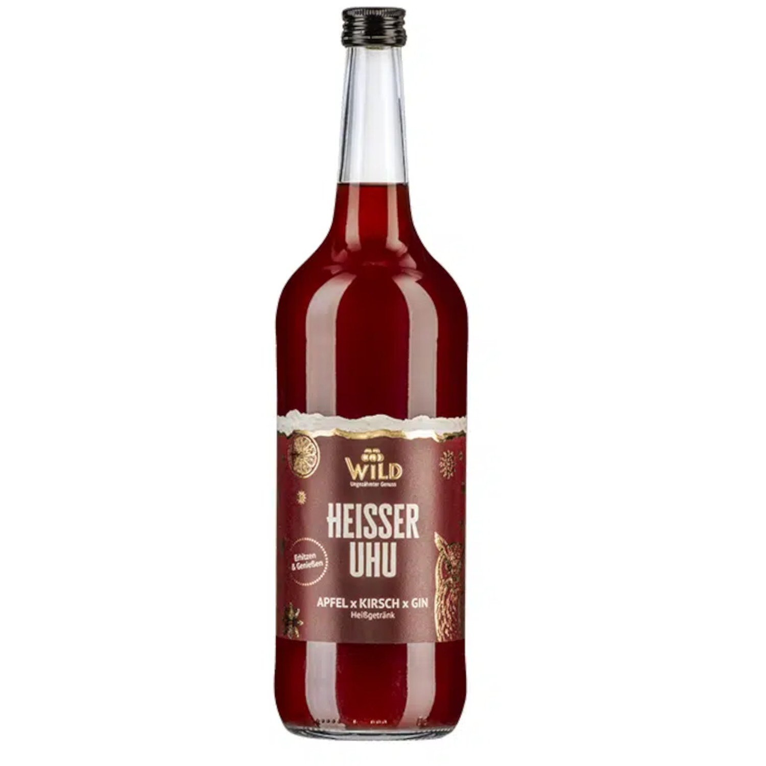Wild Heißer Uhu – Apfel x Kirsch x Gin 10% vol. 1,0l