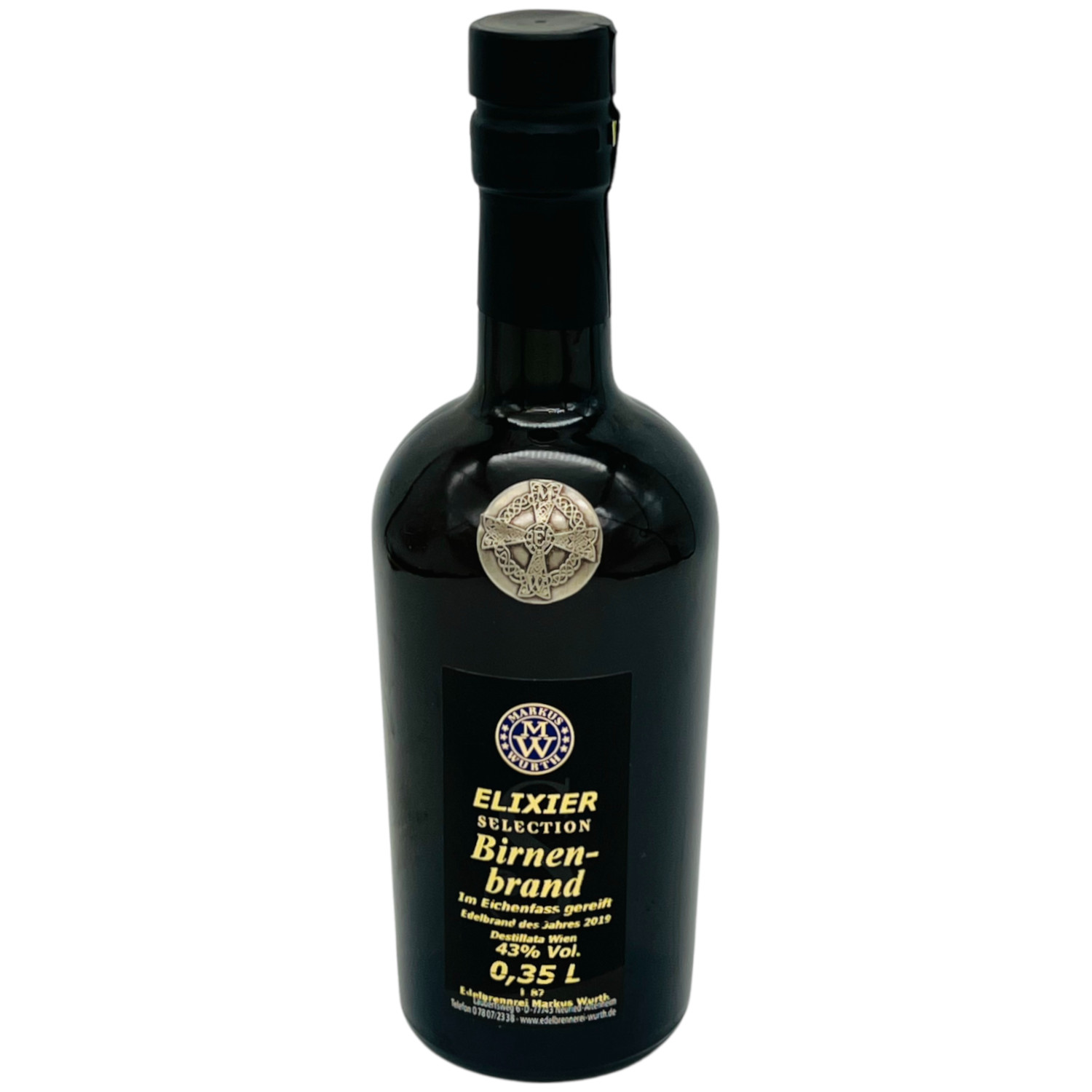 Wurth Birnenbrand im Eichenfass gereift 41%vol. 0,35l