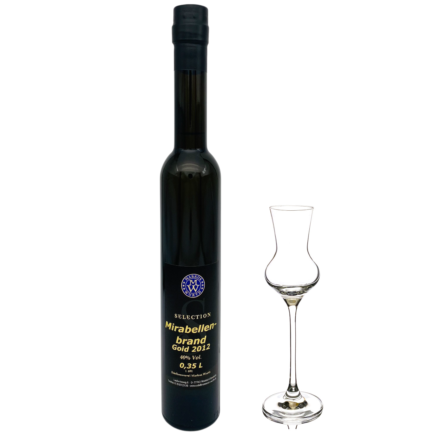 Wurth Schwarzwälder Mirabellenbrand 40%vol.