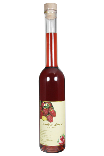 Bolde Bohn Erdbeer Likör mit Limette 21% vol. 0,35l