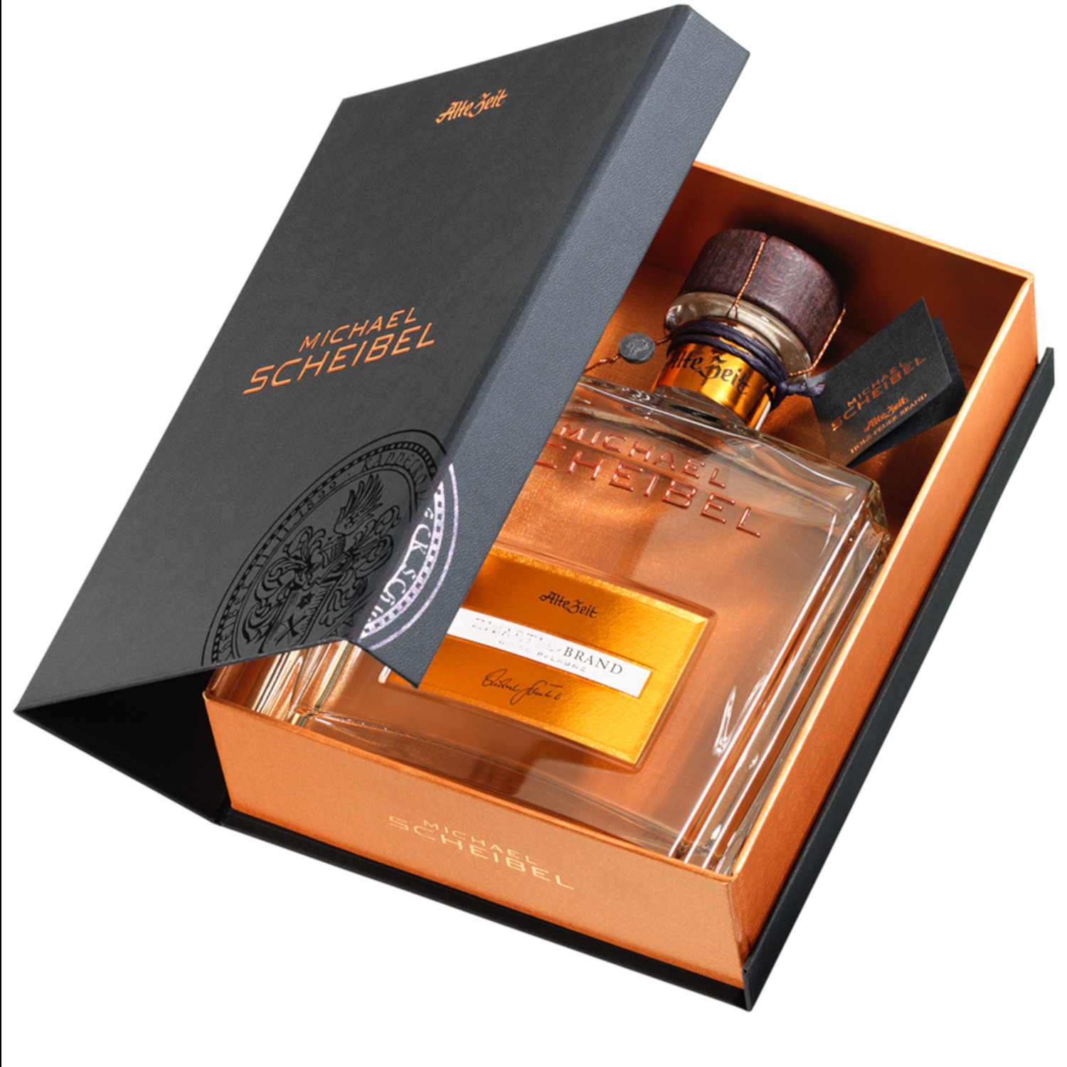 Scheibel Alte Zeit Orange Brandy 35% Vol. naturtrüb
