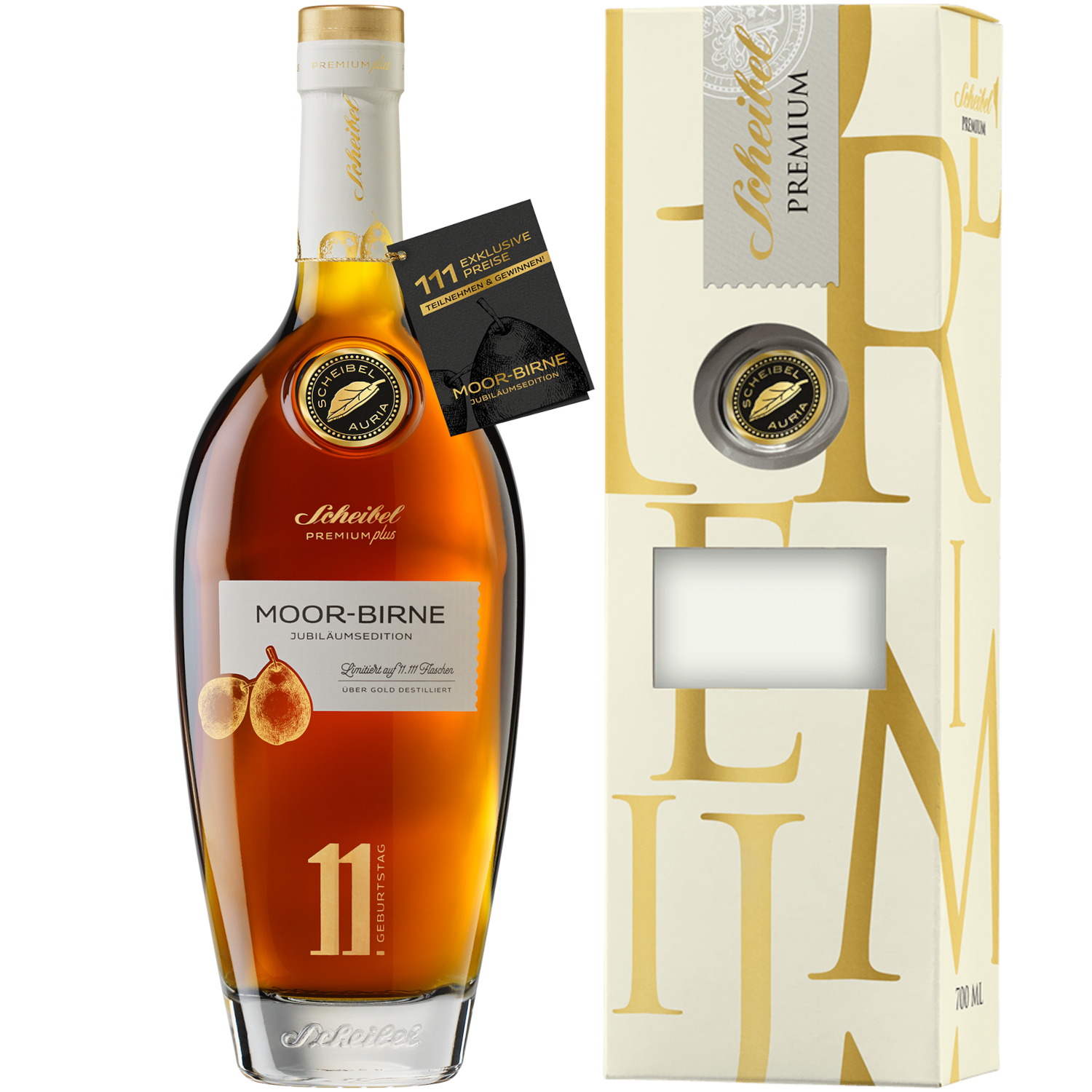 Scheibel Moor-Birne Jubiläumsedition 11 Jahre 40% Vol.