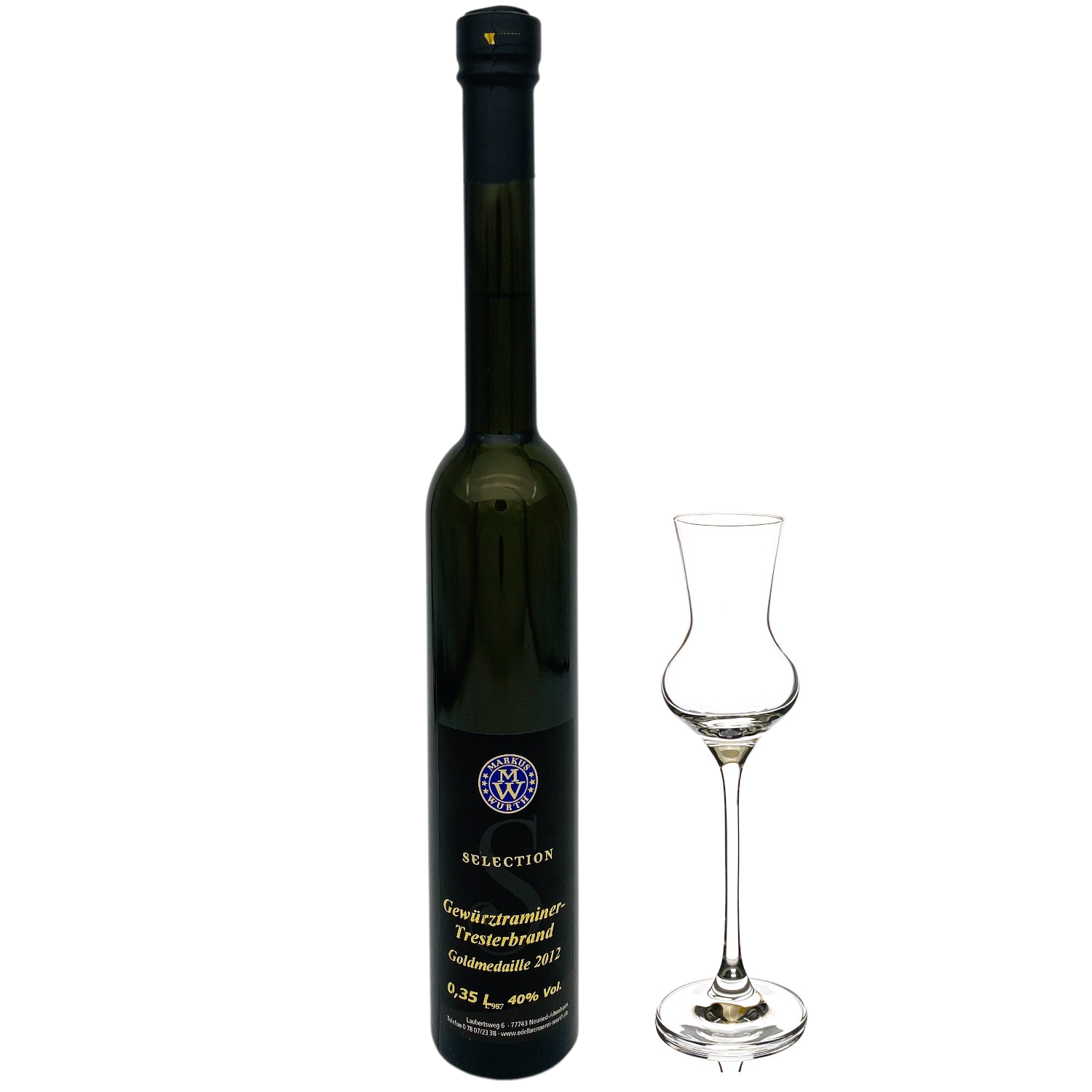 Wurth Gewürztraminer-Trester 40%vol.