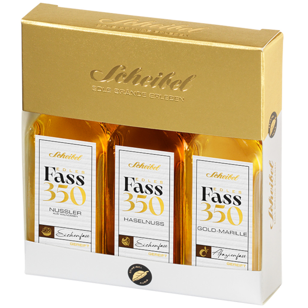 Scheibel Edles Fass Trio 40-41% Vol.