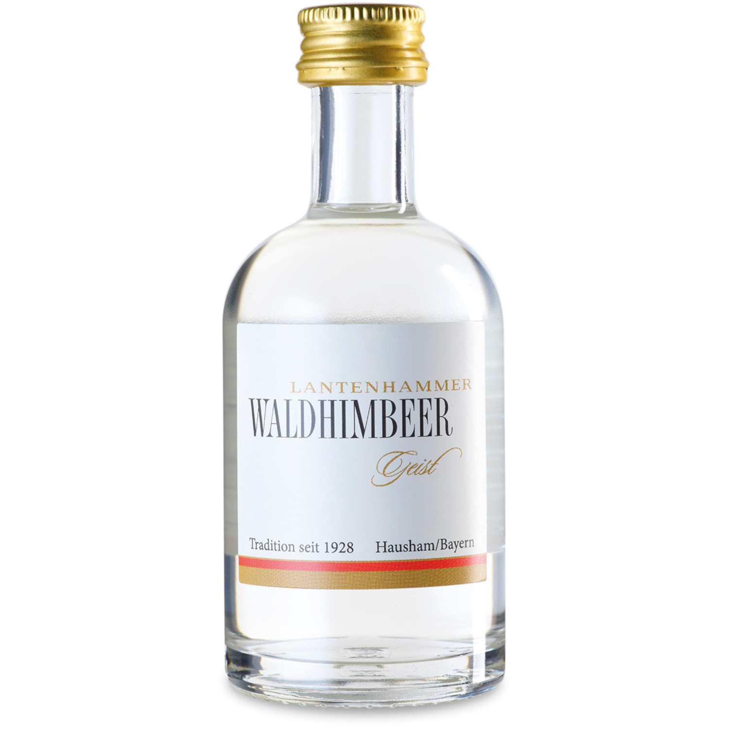 Lantenhammer BEST OF BAVARIA - Edelbrände: Williamsbirnenbrand 42 %, Haselnussspirituose 42 %, Waldhimbeergeist 42 %, Marillenbrand 42 %