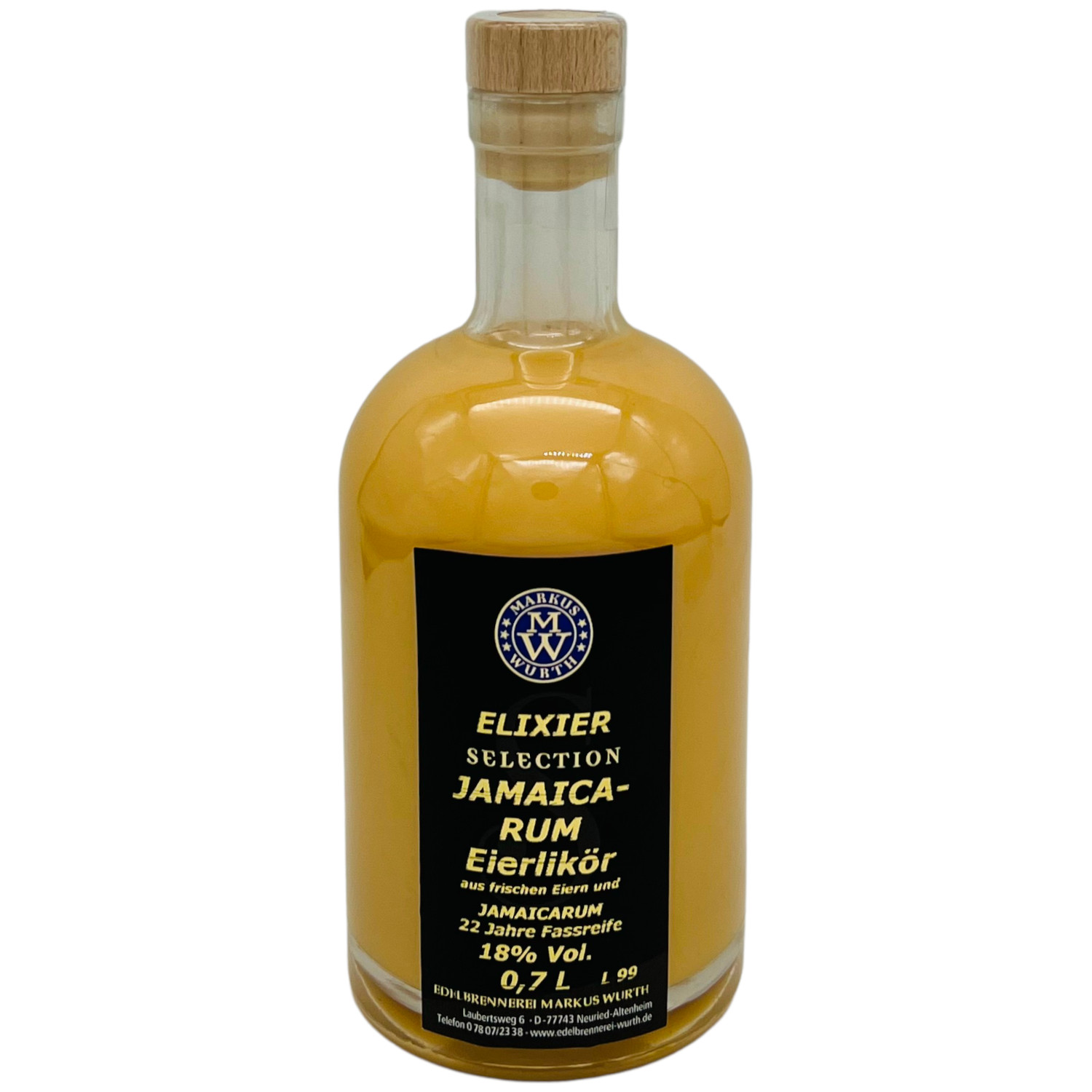 Wurth Jamaica Rum Eierlikör 18%vol. | 0,7l | Wu1101637