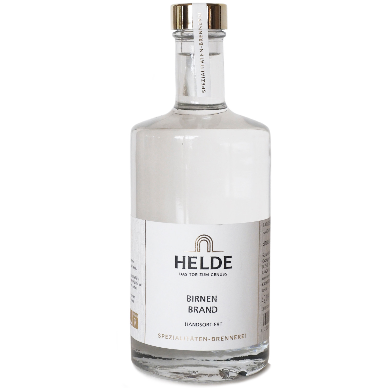 Helde Birnen-Edelbrand handsortiert 42%vol.