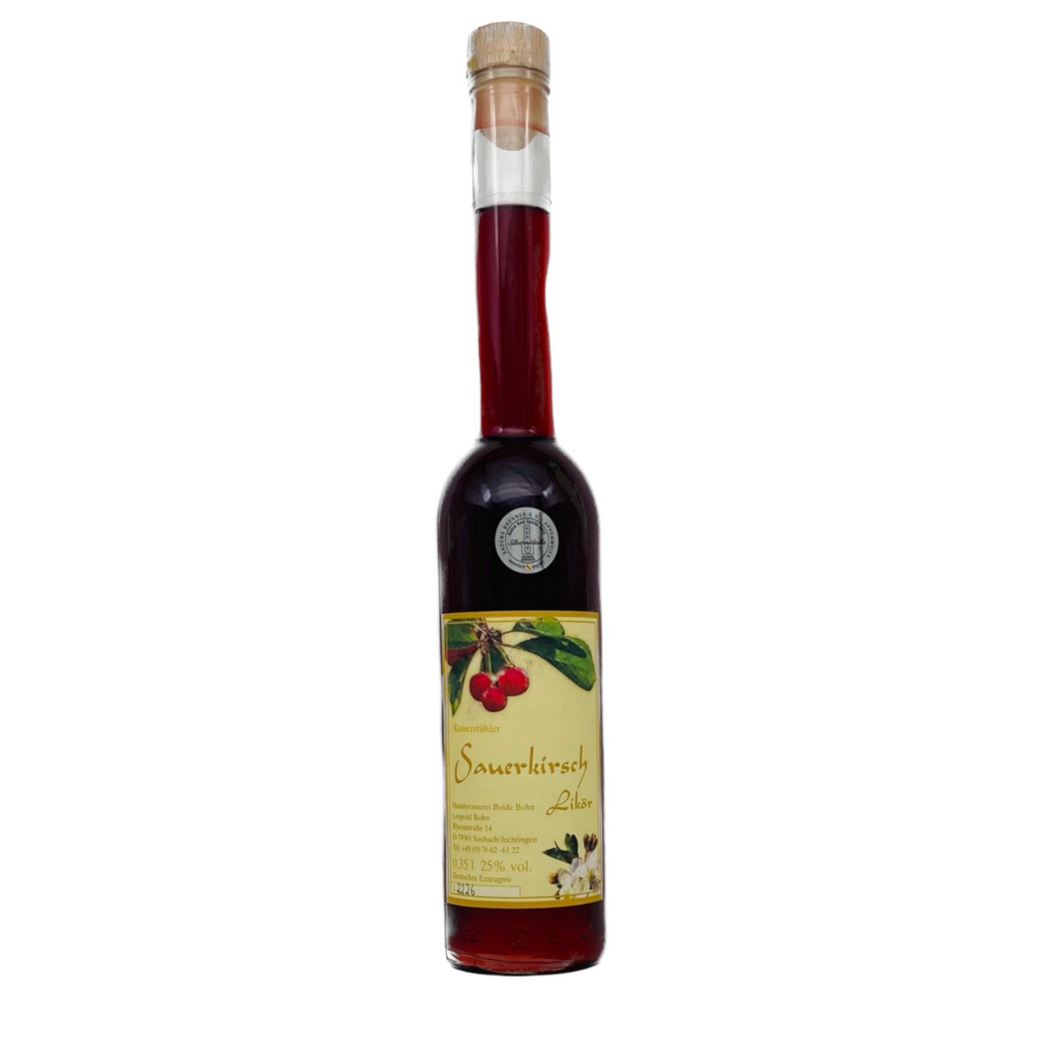 Bolde Bohn Sauerkirsch Likör 25%vol. 0,35l