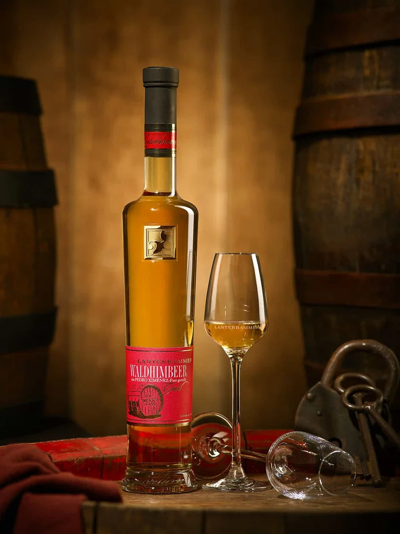 Lantenhammer Waldhimbeergeist PX Sherry Fass gereift 42%vol