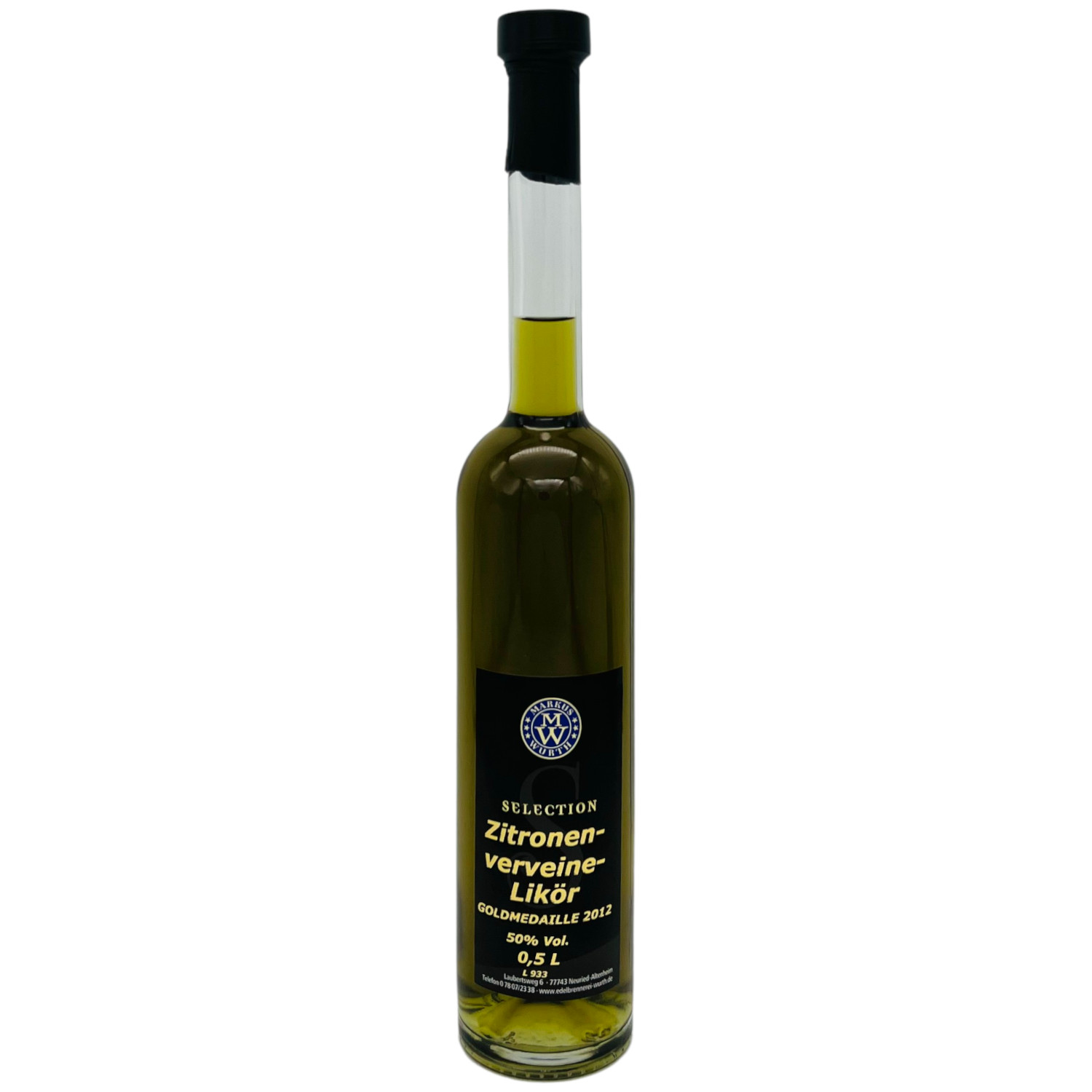 Wurth Zitronenverveinelikör, 50%vol.