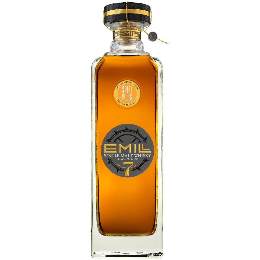 Scheibel Spielwerk Whisky EMILL 7 Jahre, nummeriert 51,7 % Vol.