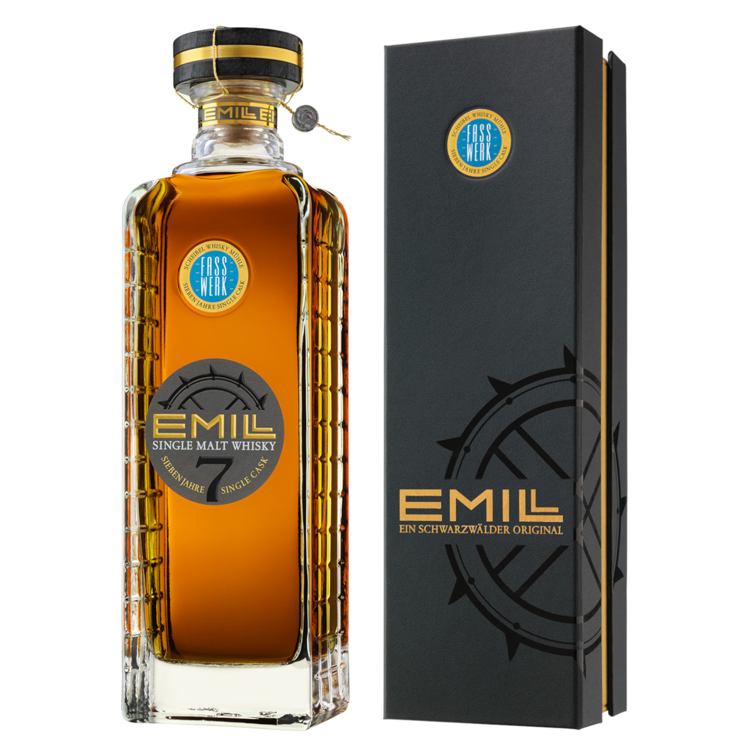 Scheibel Fasswerk Whisky EMILL 61,1 %vol. 7 Jahre Single Cask nummeriert