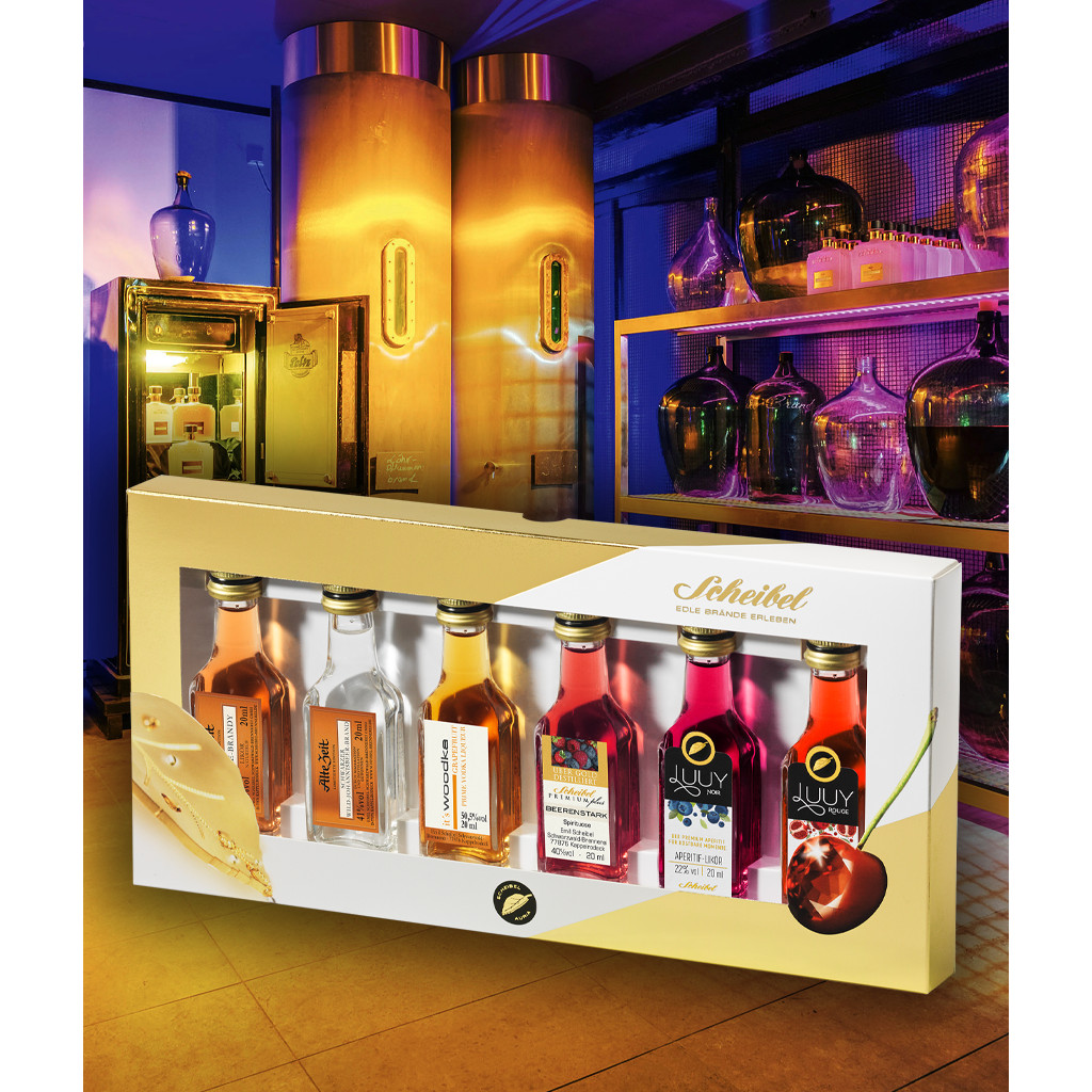 Scheibel Schatzkammer-Diamanten 40-50,05% Vol. 6x 0,02l Scheibel Schatzkammer-Diamanten 40-50,05% Vol. 6x 0,02l